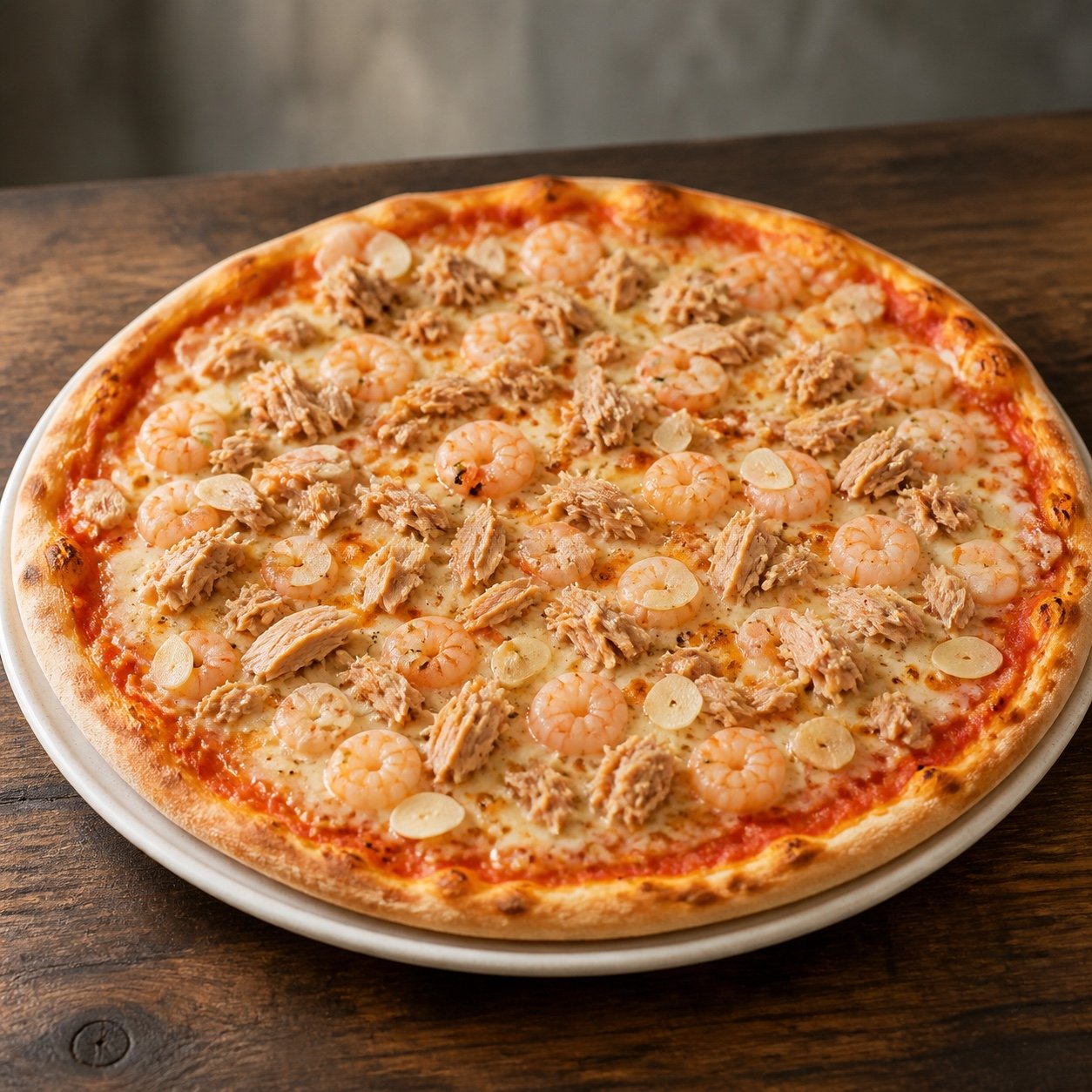 Pizza Gamberetti Tonno