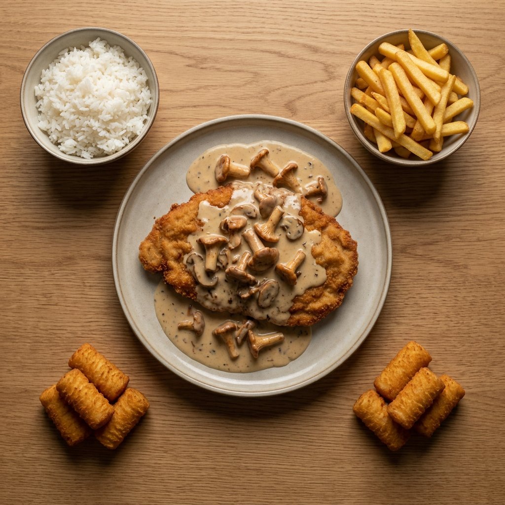 Pfifferling Schnitzel