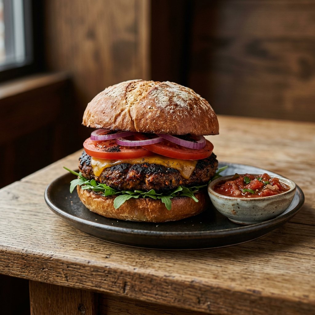 Blackened Cajun Burger