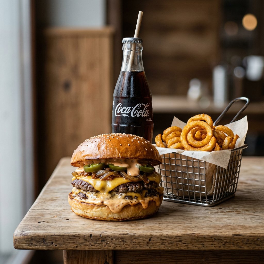 Chili Cheeseburger Menü