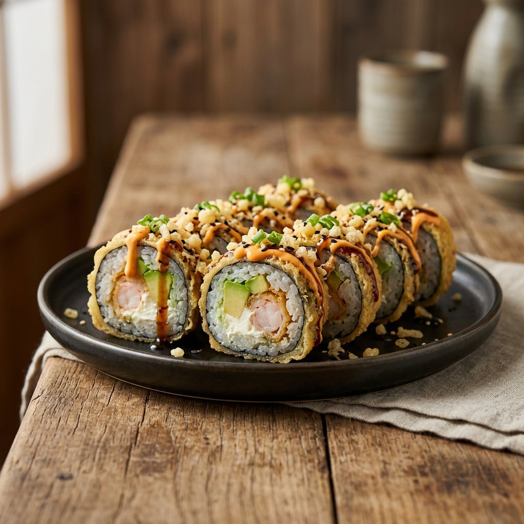 141.  Californiafly Futomaki · 脆炸鲜虾大卷