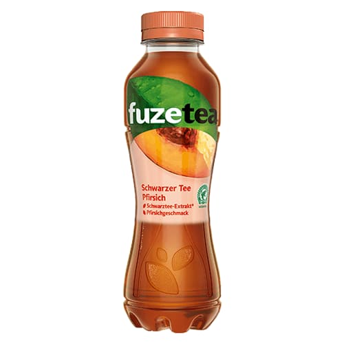 Fuze Tea Schwarzer Tee Pfirsich 0,3l (MEHRWEG)