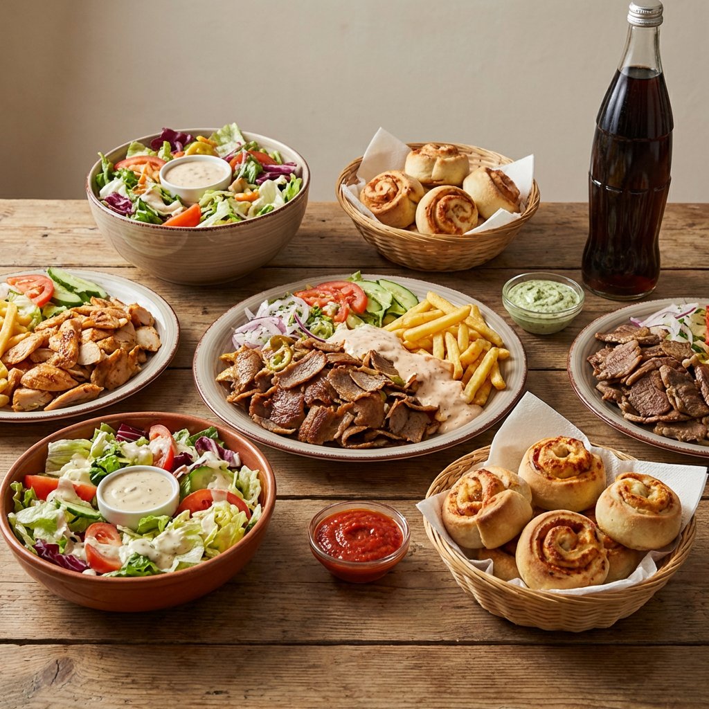 Familien-Angebot mit Dönergericht