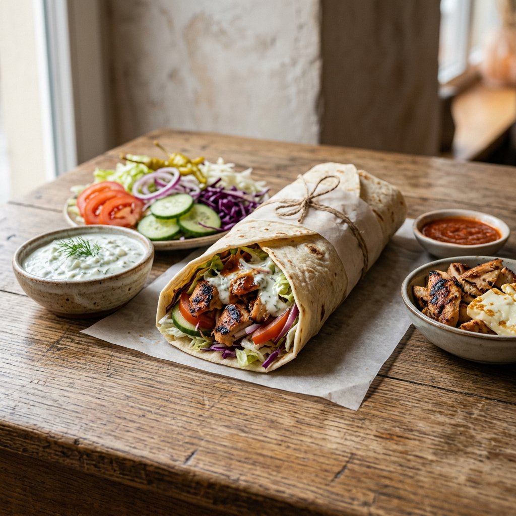 Döner Dürüm Hähnchenfleisch