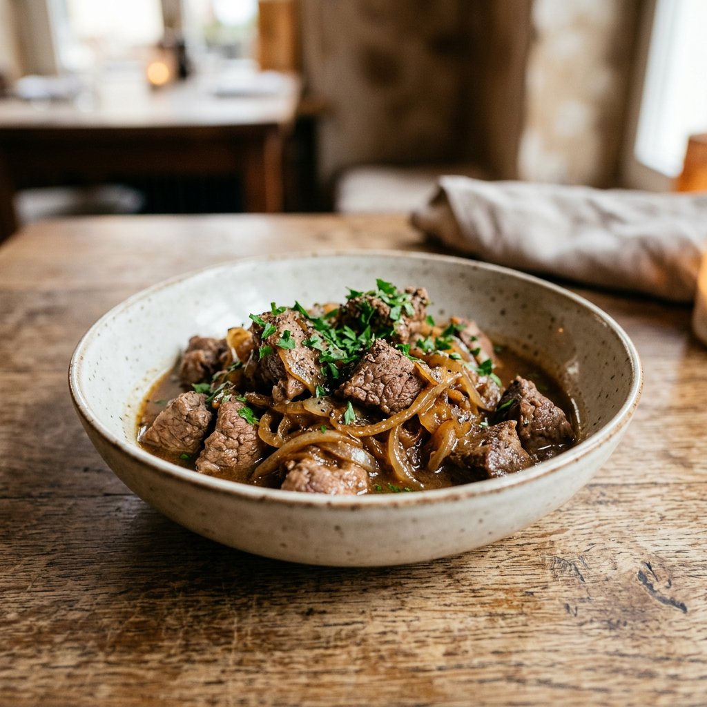 Zwiebel Rindfleisch