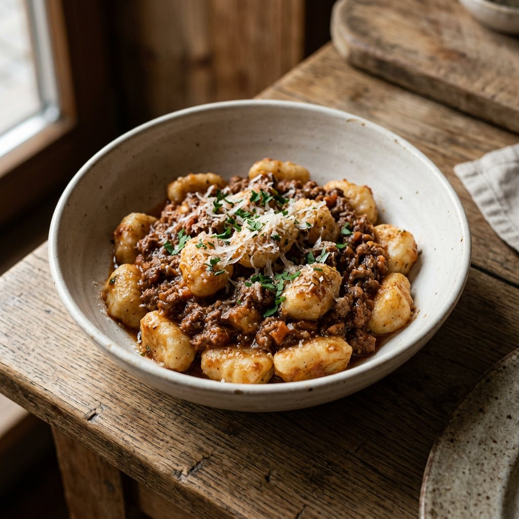Gnocchi Bolognese