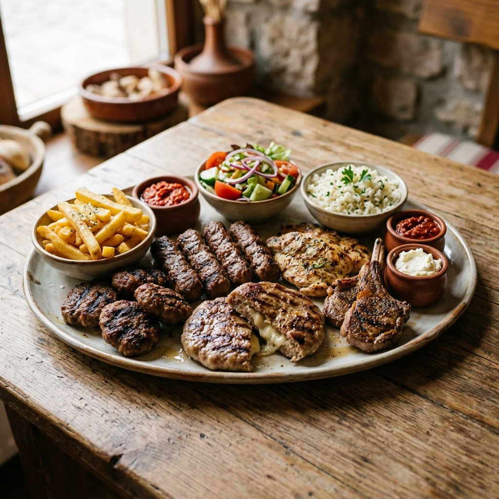 Grill-Teller Korabi (für 2 Personen)