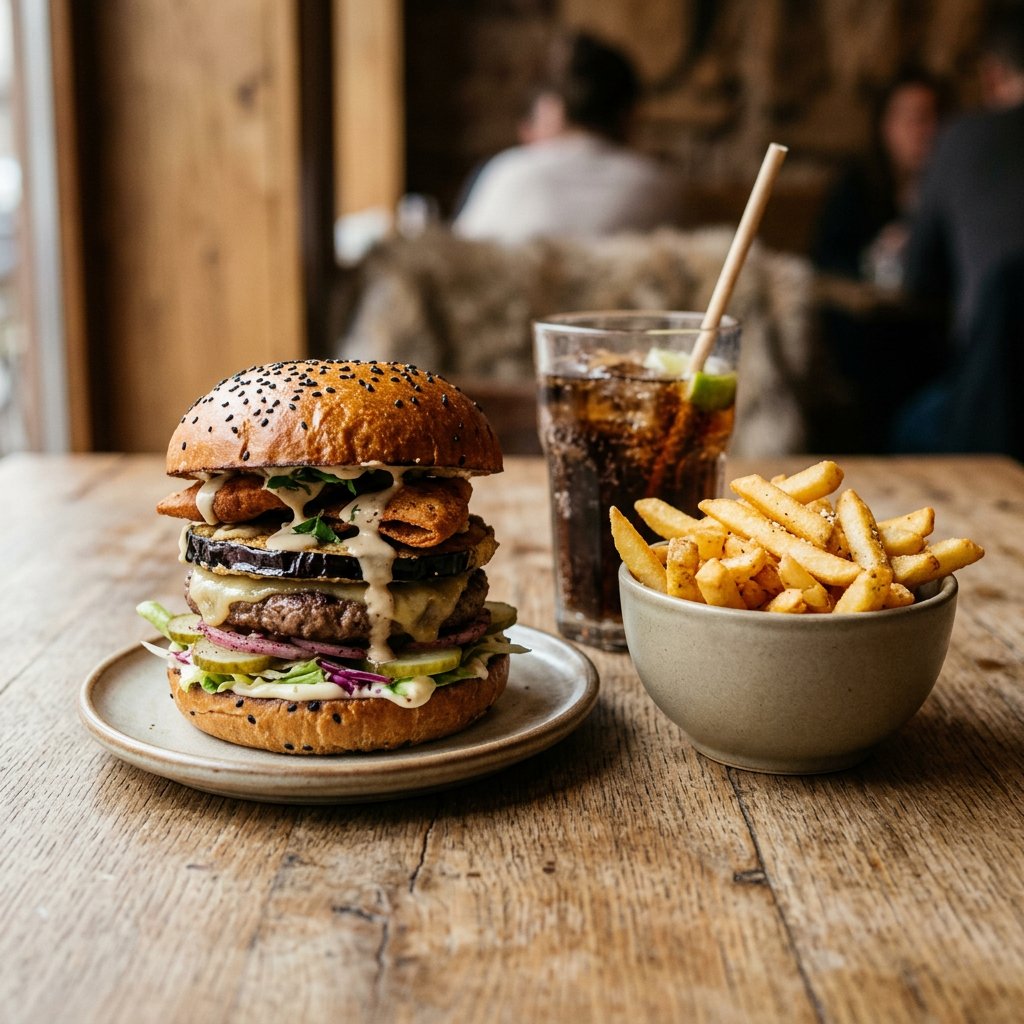 Black Magic Burger Menü