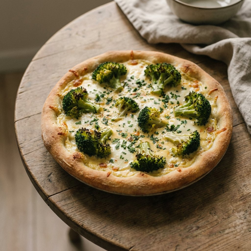 Pizza Hollandaise Broccoli
