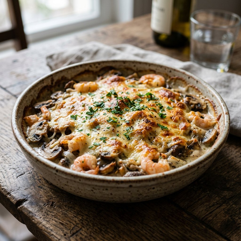 Champignons-Gratin