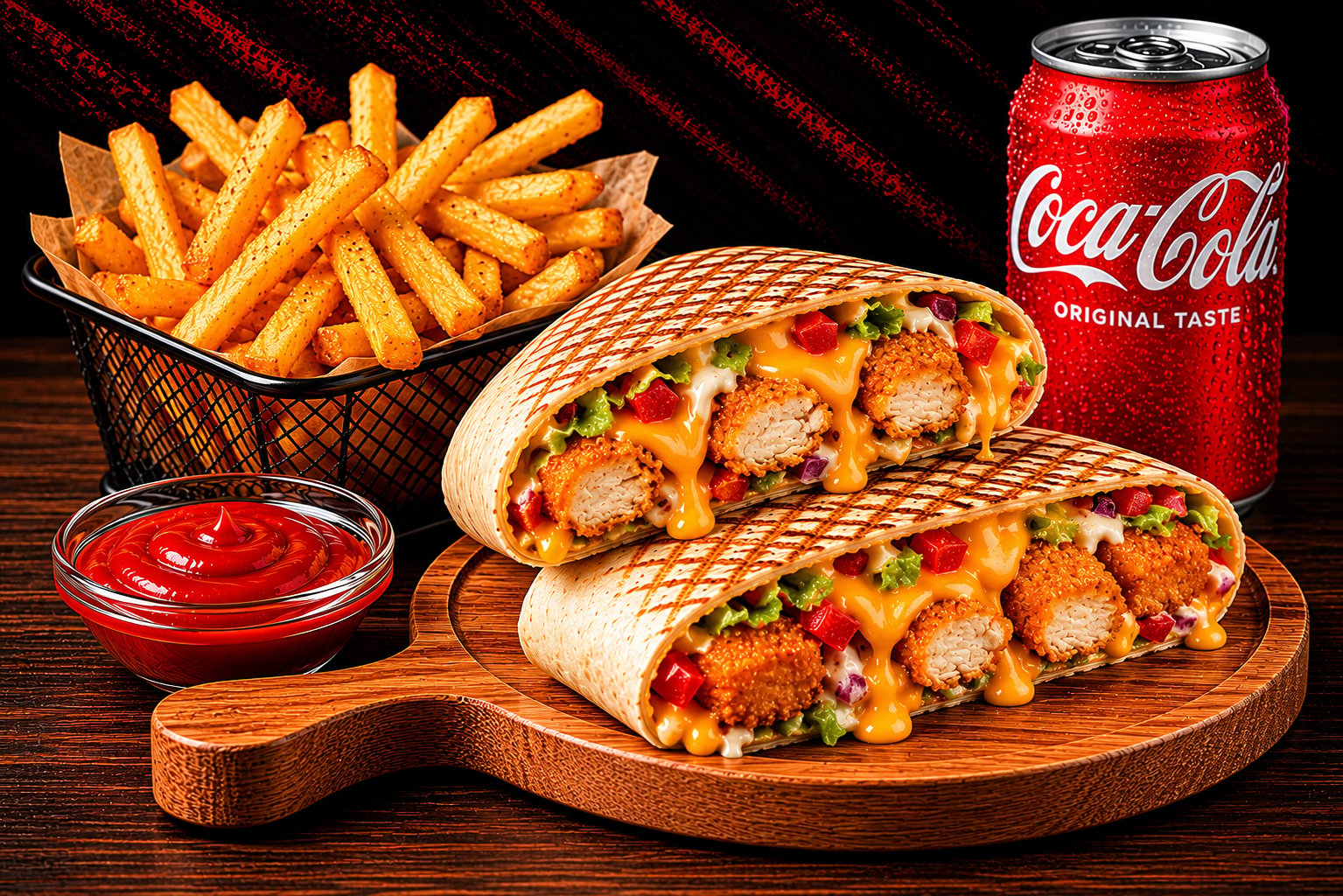 Nuggets Tacos Menü