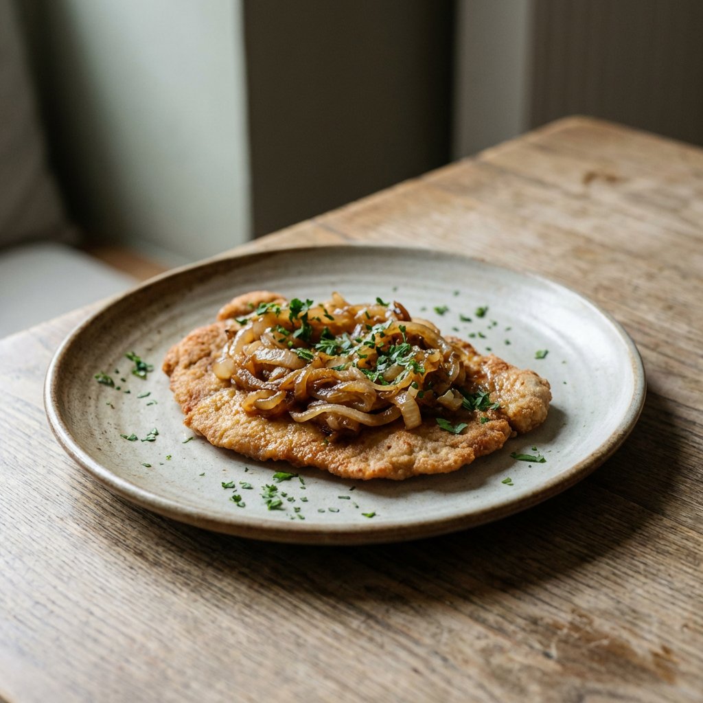 Zwiebelschnitzel