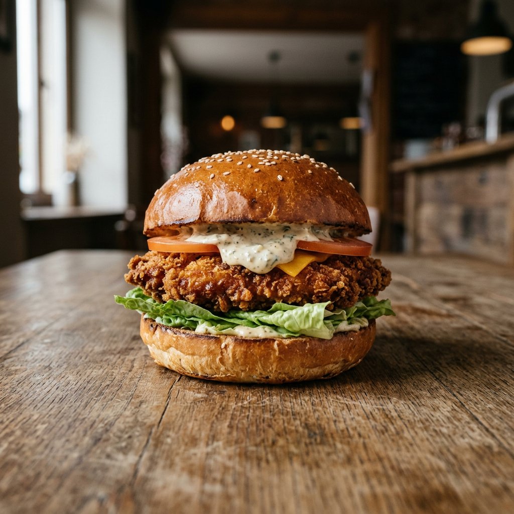 Crispy-Chickenburger