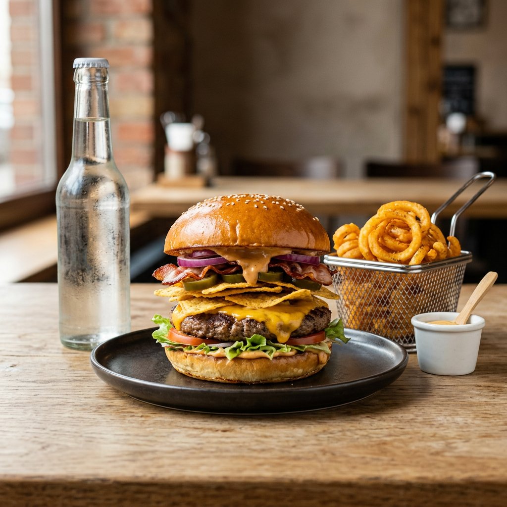 Nacho Burger Menü