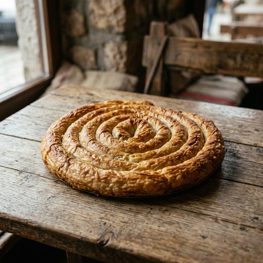 Burek Bosanski-Käse (vegetarisch)  ca. 30cm