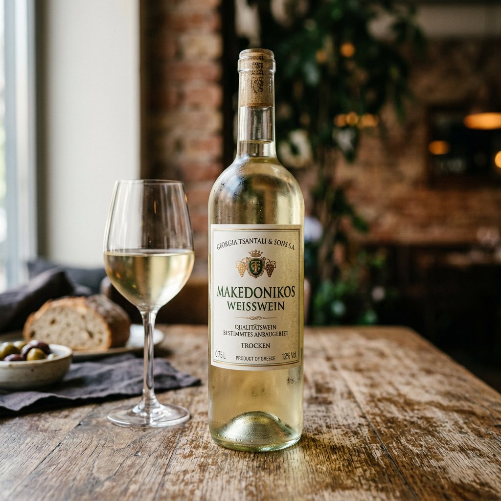 Makedonikos Weißwein 0,75l