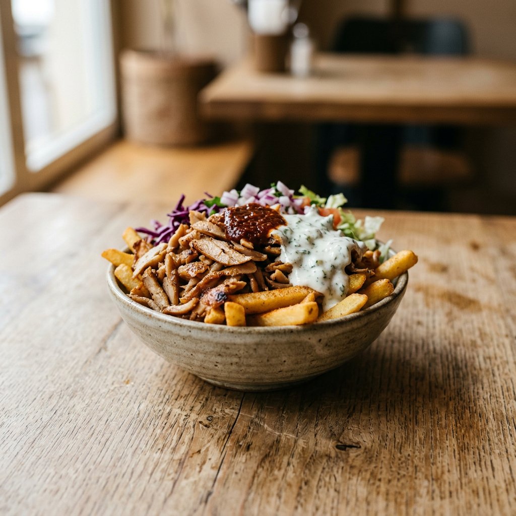 Pommes Döner klein