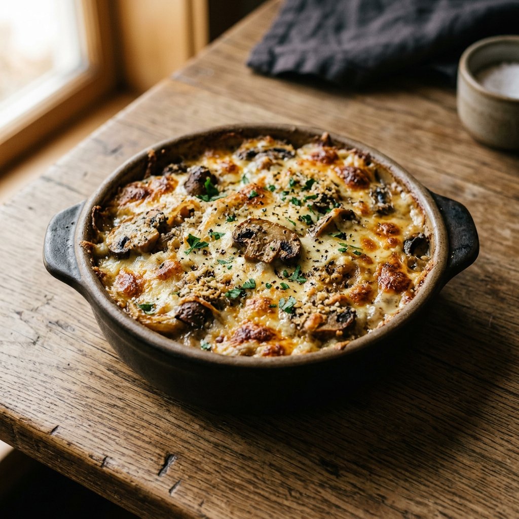 	Champignons-Gratin