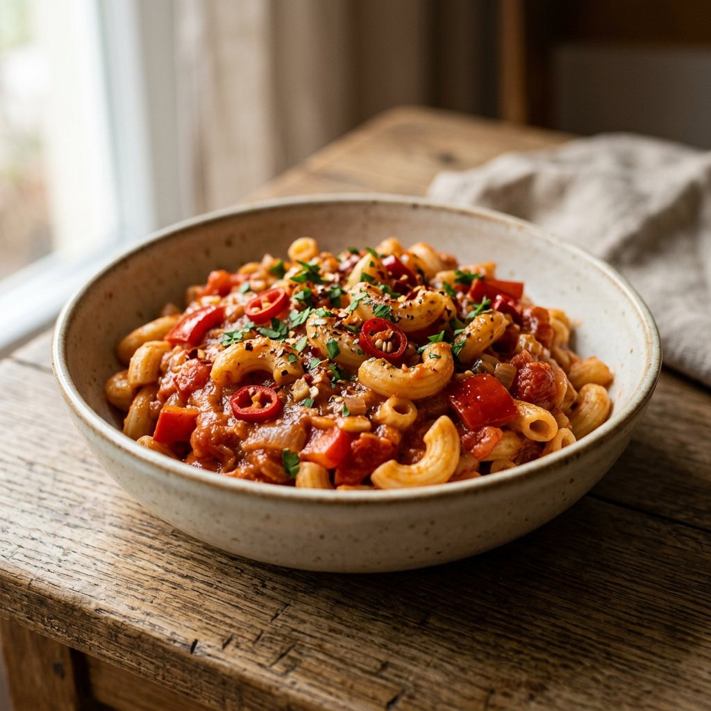 Maccheroni Arrabbiata (scharf)